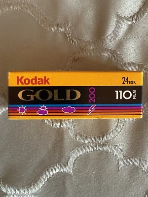 Kodak Kodacolor 110 Film Gold 200 Speed 24 Exposures Expired  1997 Sealed - Image 1 of 4