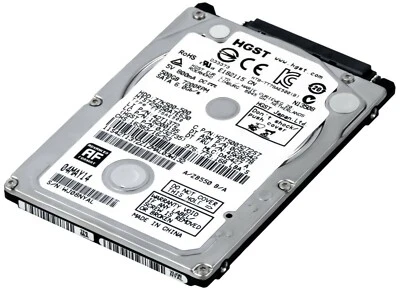 FESTPLATTE HGST TravelStar HTS725050A7E630 500GB SATA II 7200U/min 32MB 2.5'' - Bild 1 von 3