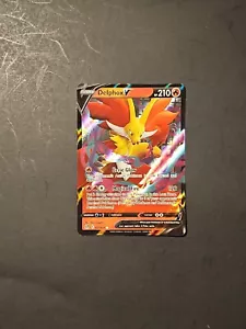 Pokémon JCC Delphox V Espada y Escudo - Origen Perdido 027/196 Regular Ultra Raro Casi Nuevo - Imagen 1 de 2