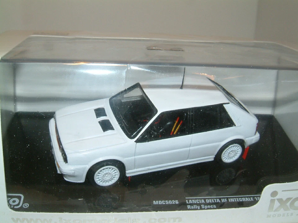 1/43 LANCIA DELTA HF INTERGRALE 16V 1989 ПРОСТОЙ БЕЛЫЙ РАЛЛИ SPEC, IXO MDCS026 - Изображение 1 из 1