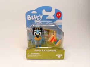 NIP BLUEY & Xylophone Figure by Moose Toys 2022 3+ Cartoon Dog Puppy Toy NEW Dog - Picture 1 of 3