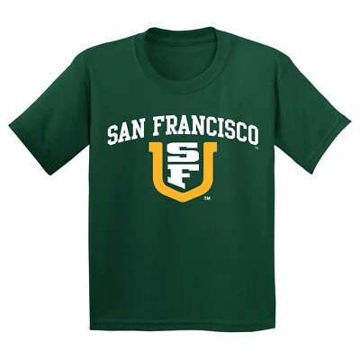 University of San Francisco Dons Arch Logo Youth T-Shirt - Forest - Image 1 of 4