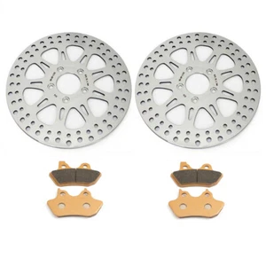 11.5" Front Brake Rotors Pads Touring Electra Glide Ultra Classic Road King FLHR - Picture 1 of 8