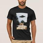 I Want to Believe UFO Funny Cat Selfie International UFO Day T-Shirt