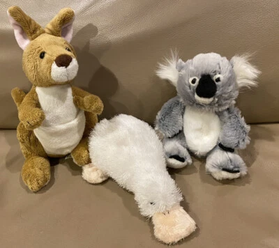 LIL' KINZ GOOGLES PLATYPUS Koala Webkinz Kangaroo Plush HS021 HS113 HM180 - Image 1 of 4