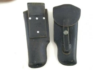 ORIGINAL SCHWEIZER ARMEE SIG P75 PISTOLE HOLSTER STARKES LEDER SCHWARZ - Bild 1 von 3