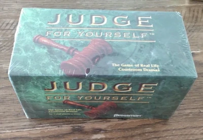 Judge For Yourself The Board Game of Real Life Courtroom Drama Pressman 1996 - Image 1 of 3