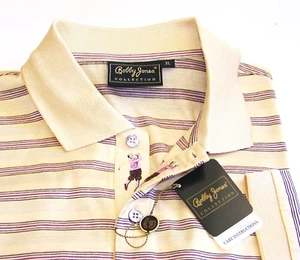 Bobby Jones collection polo golf shirt XL short sleeve new $165 (l) - Picture 1 of 4