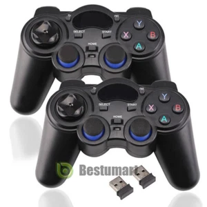 USB 2.4G Wireless Game Controller for PC/Laptop Computer / PS3 / TV Box  - Picture 1 of 15