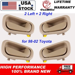 4 manijas de puerta interior manija de puerta para Toyota Corolla 1998-2002 parte delantera trasera derecha - Imagen 1 de 13