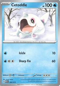 Pokemon TCG McDonalds Match Battle 2023 Cetodle Regular 004/015 NM - Picture 1 of 2