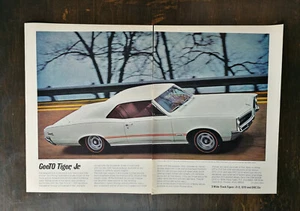 Vintage 1966 Pontiac GTO Tiger Jr zweiseitige Originalfarbe Anzeige - Bild 1 von 1