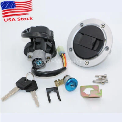 Interruptor de encendido Juego de llaves de bloqueo de hueco de gas para Suzuki SV650 650A/S 03-09 650SF 08-09 Foto 1 de 4