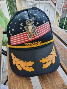 Cappello Tomcat Cap Snapback cappello camionista US Navy - Foto 1 di 11