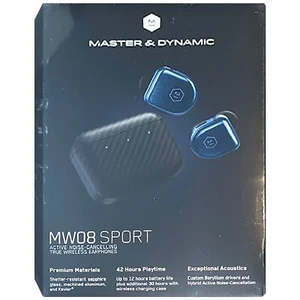 Master & Dynamic MW08 Sport Automobili Lamborghini Black Bluetooth NEW - Picture 1 of 1