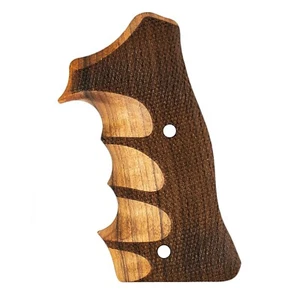 S&W 357 KL Rahmen Rundbutt Nussbaum Holzgriffe - Bild 1 von 1