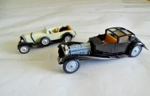 lot 2 voitures 1/43 SOLIDO Mercedes 88 (1928)+ Bugatti Royale 1930- pièces&rest - Imagen 1 de 12