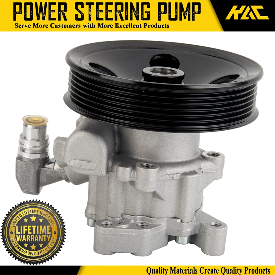 Power Steering Pump w/ Pulley for 00-06 Mercedes-Benz S430 Mercedes-Benz S500 US - Imagem 1 de 4