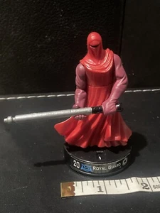 STAR WARS ATTACKTIX BATTLE FIGURE ROYAL GUARD SILVER CHROME BASE - Picture 1 of 3