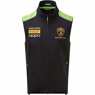 Automobili Lamborghini Squadra Corse Men's Team Vest Black - Image 1 of 2