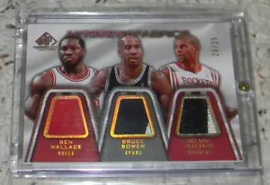Wallace, Bowen, Battier - 2007-08 SP Game Used - Triple Patch #20/25 - Picture 1 of 2