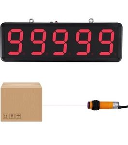 Led Digital Counter Count Up to 99999 with Infrared Sensor Conveyor Counter P... - Picture 1 of 6