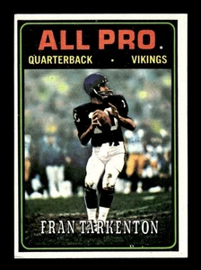 1974 Topps #129 Fran Tarkenton - EX - Picture 1 of 2