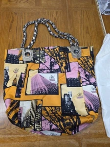 COACH Large Bonnie Cashin Parker NYC Multi-Color Nylon Tote #13433  - Picture 1 of 20