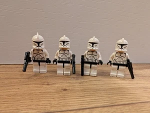 Lego Star Wars Minfigures X4 Sw0201 Clone Wars Clone Trooper Phase 1 - Picture 1 of 4