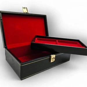 Vintage Swedish Royal Court Jewellery Box Skandetui Malmo Philipp 1950s. No Key! - Picture 1 of 15