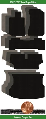 Juego de alfombrillas clásicas personalizadas para Ford Expedition 2007-2017 (5 piezas) #LZE Foto 1 de 4