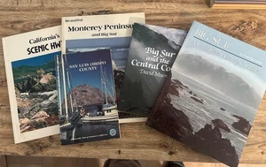 Lot Of 5 Big Sur California Photograph Travel Books. - Picture 1 of 23