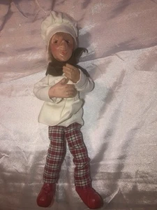 Vintage Byer’s Choice LTD Kindles Chef Christmas Figure (Missing Bowl & Spoon) - Picture 1 of 10