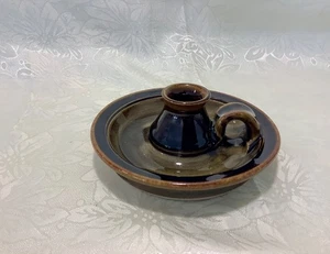 EDINBURGH POTTERY BALLARAT VINTAGE AUSTRALIAN MADE CANDLE HOLDER WITH HANDLE - Bild 1 von 7