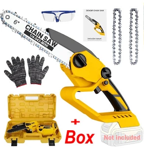 Cordless Chainsaw for DeWALT 20V Max Battery 6-Inch Hand-held Mini Pruning Saw - Picture 1 of 14