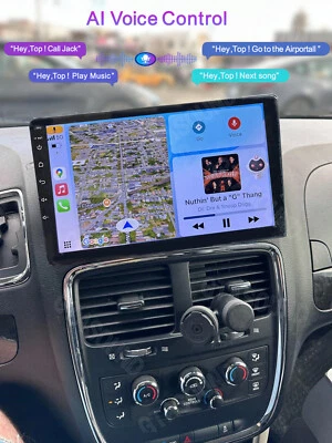 Carplay Android15 Car Radio Stereo For Dodge Grand Caravan 2011-20 Voice Control Foto 1 de 4