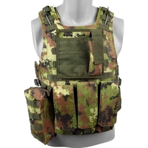 GILET TATTICO SOFTAIR TATTICO IMBOTTITO CYRAS LIGHT VEGETATO 7 TASCHE RP-81TC - Foto 1 di 2