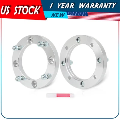 2 Pcs 1" 4x156 3/8" Studs Wheel Spacers For Polaris RZR 800 Ranger 400 425 500 - Image 1 of 4