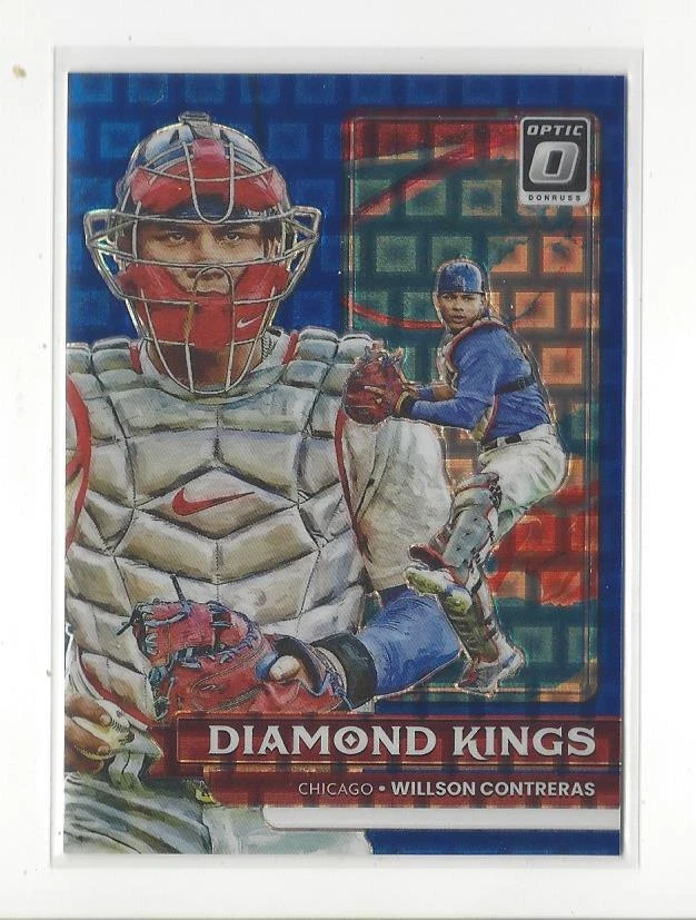 2022 Donruss Optic Pandora Blue #24 Willson Contreras DK Cubs /99  - Image 1 of 1