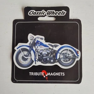 Harley Davidson Quality Steel Fridge Magnet By Classic Wheels 11.5cm x 6cm NEW - Picture 1 of 2