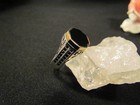 Silberring Männerring Siegelring Ring Sterlingsilber 925 Handarbeit Onyx schwarz