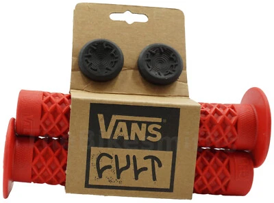 ODI Vans x Cult Flange BMX Grips Soft Waffle Design Long 150mm Length BMX Bike - Image 1 of 3