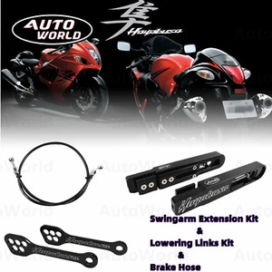 SwingArm & Lowering Links & Brake Hose For Suzuki Hayabusa GSXR1300 1999 - 2007 - Bild 1 von 12