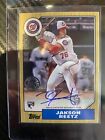2022 Topps Series 1 Jakson Reetz 1987 Topps Auto #87Ba-Jre Rookie Rc Nationals