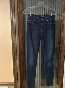 7 for All Mankind Denim Blue Jeans Size 26 - Picture 1 of 13