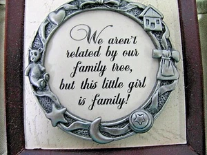 ADOPTION AND BLENDED FAMILY GIFT KEEPSAKE TRINKET BOX GIRL NEW IN GIFT BOX - Picture 1 of 5