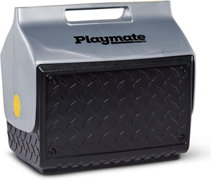 New ListingIgloo The Boss Playmate Cooler, Black/Grey, 14 Qt
