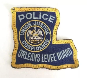 New Orleans Deichbrett PD Louisiana State Police Patch Vintage Old District Antik - Bild 1 von 3