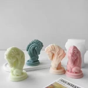 Silicone Candle Mold Horse Shape 3D Large Soap Mold Handmade Craft Decoration - Picture 1 of 6