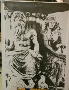 Zues And Hera 48X36 Poster Monochrome Emulsion Suzanne Lee OOAK Enlarged Photo - Picture 1 of 3